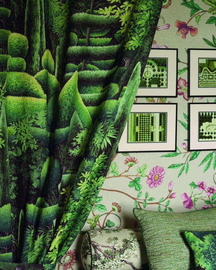 Pierre Frey — Jardin à la française, furnishing fabric 2